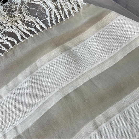 Vintage Furla Paisley Floral Fringe Furla Scarf - Picture 9 of 9